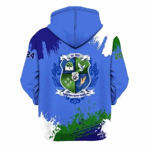 Sudadera con Capucha Estilo Griego, Bordado Personalizado, Felpa de Algodón, Unisex, Ropa Urbana Universitaria |   Kapa |   Alfa - Product Image 4