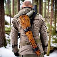 Housse de protection pour fusil de chasse en cuir, personnalisée, de qualité supérieure, imperméable, légère, à fermeture rapide, pour le tir en extérieur, en promotion