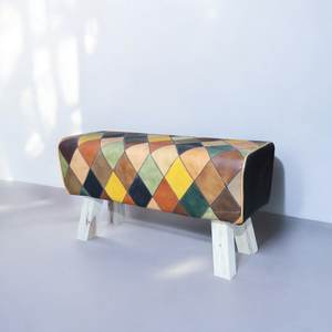 Banco de Cuero de Calidad de Exportación, Hecho en India, con Estructura de Madera Resistente, para Dormitorios y Comedores, en Ofertas al por Mayor - Product Image 5