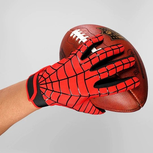 Customized Silicone American Football Gloves with Stretch <b>Sticky</b> Feature Wear-resistant for Adult Professional Use OEM Service - Product Image 2