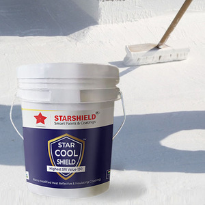 Heat Reflective Roof <b>Paint</b> 130 SRI Cool Roof <b>Coating</b> Cuts AC Bills 19.2% Concrete Terrace Thermal Insulation Liquid Smart <b>Paints</b> - Product Image 3