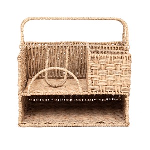 Seagrass <b>basket</b> for holding tableware Handmade <b>Storage</b> <b>Basket</b> Wholesale eco-friendly Made in Viet Nam - Product Image 2