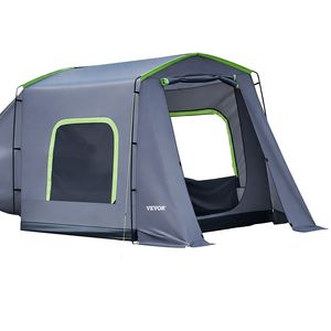 Tenda da tetto per SUV grande per 5-9 persone, per tutte le stagioni, 3,2 x 2,4 m, con porta ventilata, finestre a rete e impermeabilizzazione in PU da 3000 mm - Product Image 1