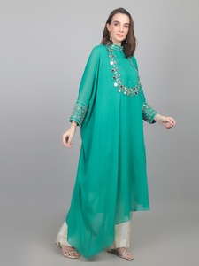 Colección Perfect Glamorous para Fiestas, Estilo de Moda, Kaftán GGT para Mujer con Trabajo de Espejos, Corte Elegante - Product Image 6