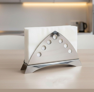 Support de mouchoirs en acier inoxydable le plus vendu – Nouveautés : Organisateur de serviettes en acier inoxydable pour cuisine et salle de bain - Product Image 6