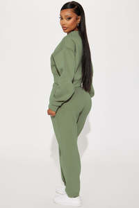 Conjunto Deportivo Vintage con Pedrería, Pantalones Deportivos Anchos y Sudadera con Capucha, Estilo Urbano, 2 Piezas - Product Image 4