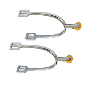 Espuelas de equitación western para principiantes, de acero inoxidable, diseño personalizado, alta calidad, venta al por mayor, personalizadas con OEM - Product Image 4