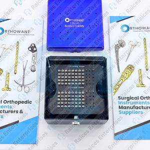 Tornillos Autoperforantes y Corticales de 1.5mm, Caja de Almacenamiento de Aleación de Aluminio, Instrumento Quirúrgico Veterinario Ortopédico con Certificación CE - Product Image 6