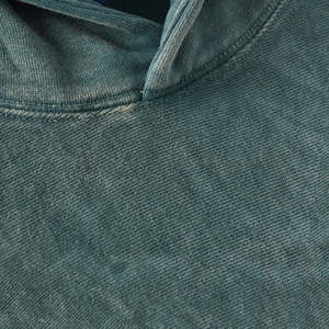 Sudadera con capucha de estilo combinable con colores, de felpa francesa gruesa, con hombros caídos, oversize, con estampado personalizado para hombre - Product Image 4