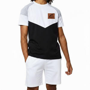 Ensemble deux pièces pour homme 2024, t-shirt et short respirants de haute qualité, séchage rapide, imprimé, vêtements de plein air durables en coton/fibre de bambou - Product Image 4