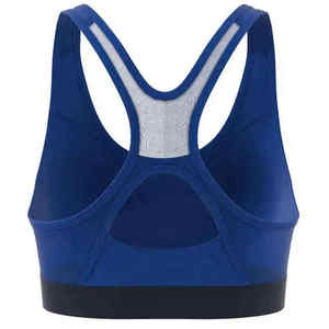 Sujetador deportivo sin costuras para mujer, de tela acanalada, sin aros, acolchado, transpirable, para gimnasio y fitness, top corto, mercado mayorista de EE. UU. - Product Image 4