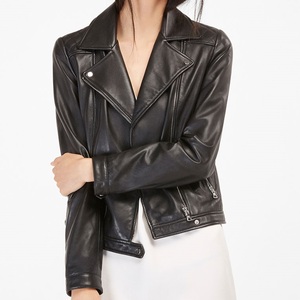 Chaqueta de cuero acolchada de piel de oveja auténtica para mujer, transpirable, impermeable y ecológica, para invierno. - Product Image 6