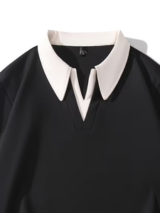 Chemise de golf décontractée et élégante pour homme, 100 % coton, anti-plis, à manches courtes, avec col à revers, brodée, design personnalisé, haute qualité, vente en gros - Product Image 3