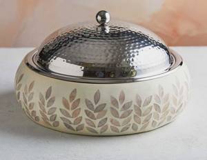 Resin Inlay Bone Inlay Casseroles Mother of Pearl Wooden Bowl <b>Food</b> Container <b>Food</b> <b>Server</b> Kuwait Oman UAE Qatar Dubai From Gifty - Product Image 6