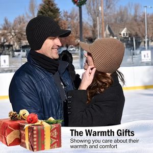 Unisex Earflap Knit Hat Solid Color Fleece Lined <b>Winter</b> <b>Cap</b> for Outdoor Wear Adult 56-58CM Casual Style - Product Image 4