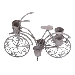 Hot Arrival Beautiful Design Decorative Metal Planter <b>Cycle</b> Shape Elegant Flower Pot for Home Garden Decoration - Product Image 6