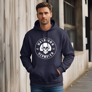 Sweat-shirt à capuche pour homme en coton 100% - Lavage à l'acide - Poids lourd - Sweat-shirt vintage personnalisé - Product Image 3