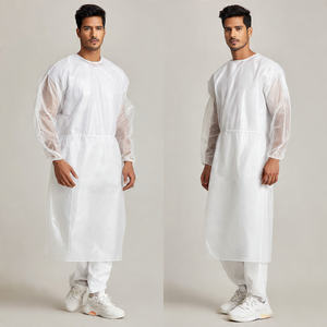 Blouse médicale unisexe non tissée pour médecins et infirmières - Product Image 1