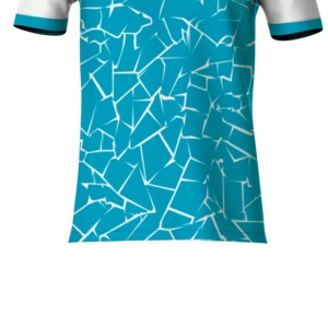 T-shirt unique à sublimation intégrale, design imprimé sur toute la surface, jersey 100% polyester, tissu doux et respirant pour l'été et les occasions décontractées - Product Image 6