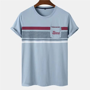 T-shirt décontracté pour homme de haute qualité, respirant, confort optimal, 100% coton, tissu en toile, fabriqué au Pakistan, best-seller - Product Image 1