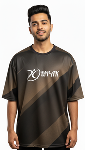 เสื้อยืดโอเวอร์ไซส์สไตล์ลำลองแนวสตรีทแฟชั่นสำหรับผู้ชาย ลายพิมพ์แบบซับลิเมชั่น - Product Image 4