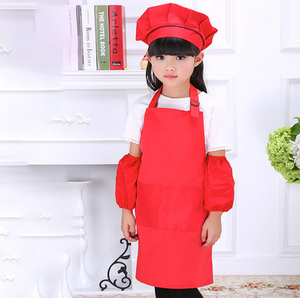Delantal de Chef para Niños y Adultos, Delantal para Clases de Pintura y Cocina, Delantal y Gorro de Chef en Stock, Venta al Por Mayor a Precio Económico - Product Image 4