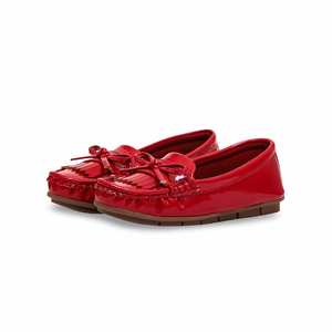 Mocasín formal rojo para niñas KD0908 Talla 28 500g para vestidos de cóctel - Product Image 3