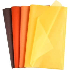 60 Fogli di Carta Velina Multicolore per Arte Fai-da-Te e Regali, Decorazioni per Feste Autunnali, Ringraziamento, Compleanno e Lavoretti - Product Image 1