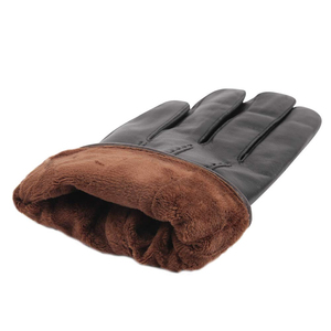 Gants de conduite en cuir de mouton noir pour homme OME Service, style uni, compatibles avec les écrans tactiles, respirants, pour une utilisation quotidienne en extérieur - Product Image 6