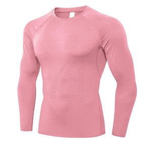เสื้อยืดคอมเพรสชั่นผู้ชาย สำหรับออกกำลังกาย ยืดหยุ่น กระชับ เหมาะสำหรับวิ่ง ฟิตเนส เล่นกีฬา แห้งเร็ว ผลิตโดยอเล็กซานเดรีย อินดัสทรีส์ - Product Image 1