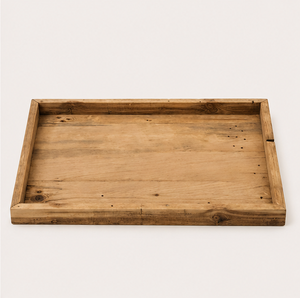 Wholesale Handmade Rustic Rectangle Wooden Serving Tray Eco-Friendly Solid <b>Pine</b> Wood Decorative Tray For Home And Hotel Decor - Product Image 1