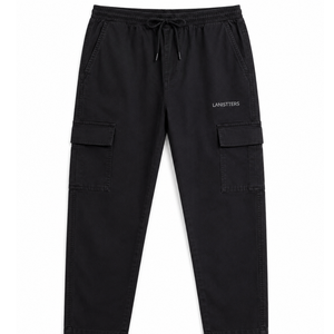 Men's <b>Cargo</b> <b>Trousers</b> Relaxed Fit Elastic Waist <b>Straight</b> <b>Leg</b> Utility Pants with Multi Pockets Custom OEM Casual Streetwear - Product Image 1