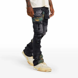 Pantalones Vaqueros de Primera Calidad al por Mayor, Pantalones Vaqueros de Mezclilla para Hombre, Diseño Personalizado, Corte Holgado, Estilo Casual - Product Image 4