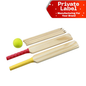 Bâton de cricket en saule anglais de qualité 2, personnalisé avec étiquette privée, taille homme, manche court, OEM, prix de gros, bâton de cricket en saule anglais haut de gamme - Product Image 1