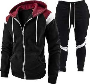 Survêtements de haute qualité, nouveau design, sur mesure, prix bas, vêtements de sport pour hommes en deux pièces, fabriqués au Pakistan - Product Image 2