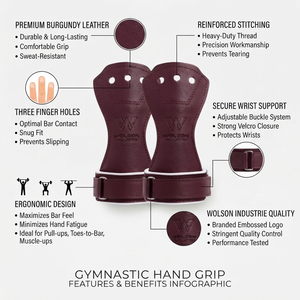 Agarraderas de Gimnasia Ajustables de Alto Rendimiento, Protectores de Palma Cómodos para Entrenamiento Funcional, Ejercicios con Peso Corporal y Entrenamientos - Product Image 2