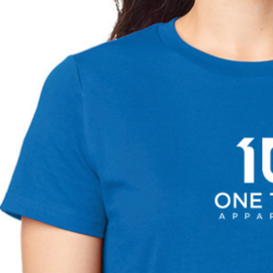Camiseta de Mujer de Peso Medio en Color Azul Rey, Camiseta de Manga Corta de Algodón Suave, Top Básico Informal y Cómodo, Calidad Premium - Product Image 6