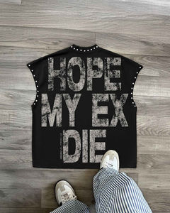 Camiseta sin Mangas Personalizada para Hombre con Diseños Gráficos y Colores a Elección, Impresión DTG y Pedrería, Estilo Urbano - Product Image 6