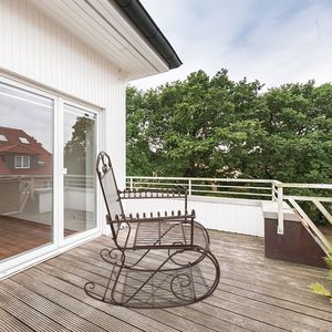 เก้าอี้โยกเหล็กสำหรับลานกลางแจ้ง เก้าอี้นั่งสบายสำหรับระเบียงหรือสวนหลังบ้าน - Product Image 2