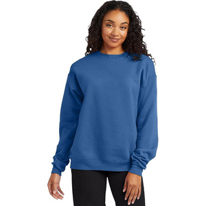Suéter Azul Personalizado para Hombre con Cuello Redondo, Sudadera de Algodón y Poliéster de Marca Privada - Product Image 2