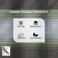 Tela a cuadros transpirable de franela/escobillada teñida con hilo para uso en camisas/pantalones de niñas/niños