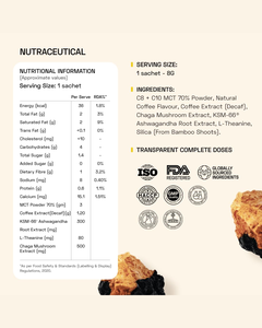 Organic Chaga Shroom <b>Coffee</b> Mix Natural <b>Coffee</b> Flavor Antioxidant-Rich Superfood for Daily Nutrition - Product Image 2