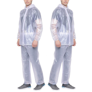 <b>Rain</b> Suit High Performance Waterproof Rainwear Suit Windproof <b>Jacket</b> Trouser Set OEM Wholesale Supply - Product Image 6