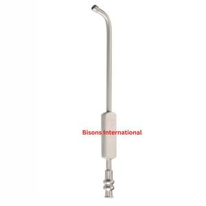 Cánula de Succión Quirúrgica ENT de Acero Inoxidable Curvada, Tubo de Succión Sinusal de Alta Calidad con Certificación CE Clase I, Venta al Por Mayor - Product Image 2