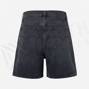Shorts de Mezclilla Modernos para Mujer, Cintura Media, Estilo Boyfriend, Diseño Elegante de Verano, Tela Premium, Color Personalizado - Product Image 2