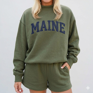 Women <b>Mock</b> <b>Neck</b> <b>Top</b> Paired With Shorts Set Warm Cozy Easy Fit Comfortable Daily Wear Contemporary Clothing - Product Image 1