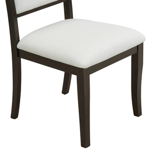 Ensembles de salle à manger modernes Kalula en teck massif de haute qualité, couleur noire, avec coussins, pour usage intérieur - Product Image 4