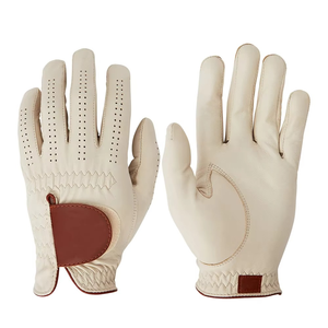 GEO BROTHERS Gants de golf professionnels pour femmes, en peau de mouton douce et respirante, couleur fantôme, avec fermeture auto-agrippante - Product Image 1