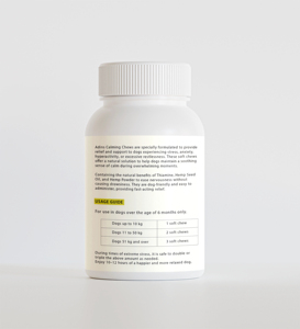 Friandises calmantes OEM à mâcher pour chiens : Soulagement de l'anxiété, soutien contre le stress, supplément à mâcher moelleux et formule apaisante vitaminée pour animaux de compagnie – Vente en gros - Product Image 2