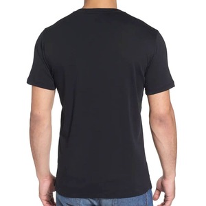 Haut à manches courtes durable, coupe ajustée, anti-rétrécissement, vêtement de mode pour homme, disponible en noir - Product Image 6